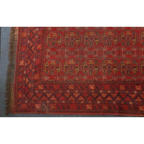 1456 - Rectangular Persian Turkmen Ersari rug, 281cm x 203cm