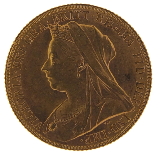 63 - Queen Victoria 1899 gold sovereign - this lot is sold without buyer’s premium, the hammer price is t... 