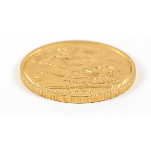 123 - Elizabeth II 1980 gold sovereign - this lot is sold without buyer’s premium, the hammer price is the... 