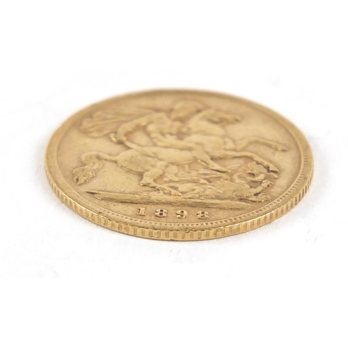 95 - Queen Victoria 1898 gold half sovereign - this lot is sold without buyer’s premium, the hammer price... 