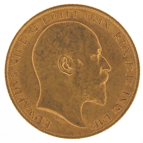 117 - Edward VII 1910 gold half sovereign - this lot is sold without buyer’s premium, the hammer price is ... 