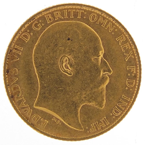 89 - Edward VII 1906 gold half sovereign, Melbourne mint - this lot is sold without buyer’s premium, the ... 