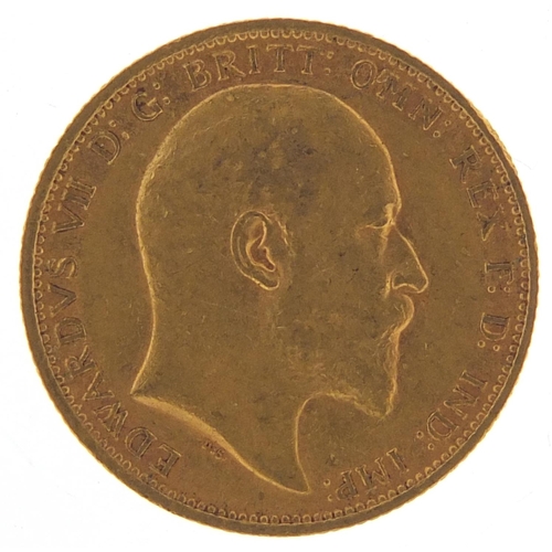 102 - Edward VII 1906 gold sovereign, Sydney mint - this lot is sold without buyer’s premium, the hammer p... 