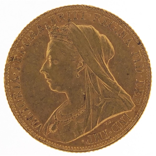 132 - Queen Victoria 1899 gold sovereign - this lot is sold without buyer’s premium, the hammer price is t... 