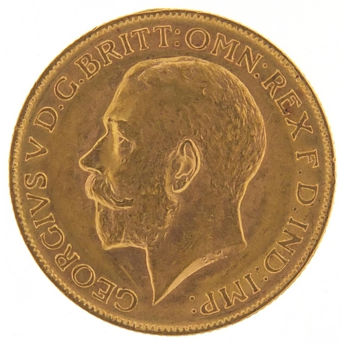 29 - George V 1914 gold sovereign, Perth mint - this lot is sold without buyer’s premium, the hammer pric... 