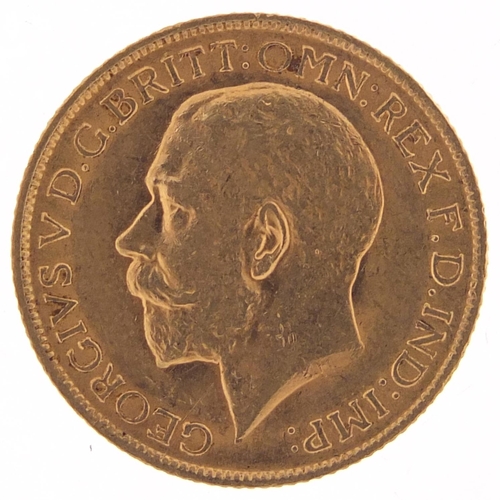 114 - George V 1912 gold sovereign - this lot is sold without buyer’s premium, the hammer price is the pri... 