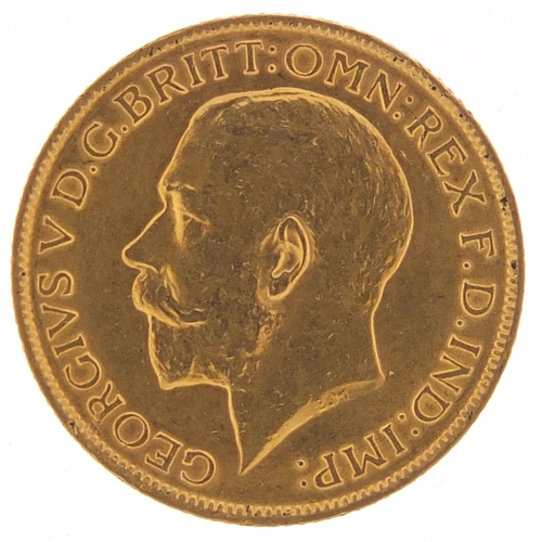 121 - George V 1913 gold sovereign - this lot is sold without buyer’s premium, the hammer price is the pri... 