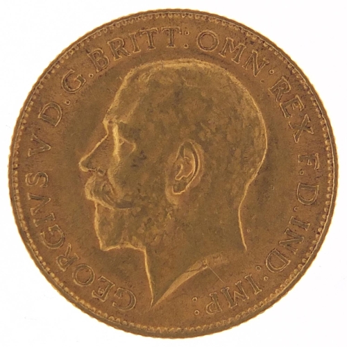 149 - George V 1913 gold half sovereign - this lot is sold without buyer’s premium, the hammer price is th... 