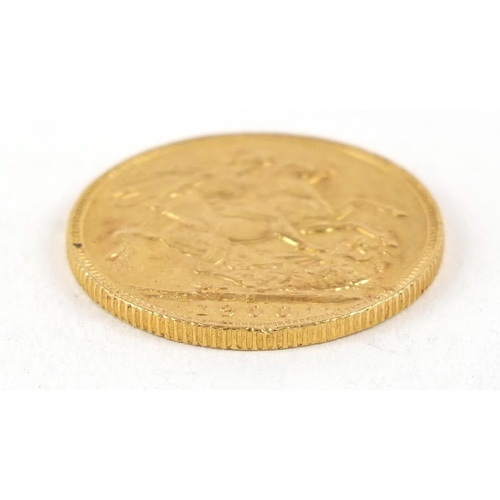 94 - Queen Victoria 1900 gold sovereign, Perth mint - this lot is sold without buyer’s premium, the hamme... 