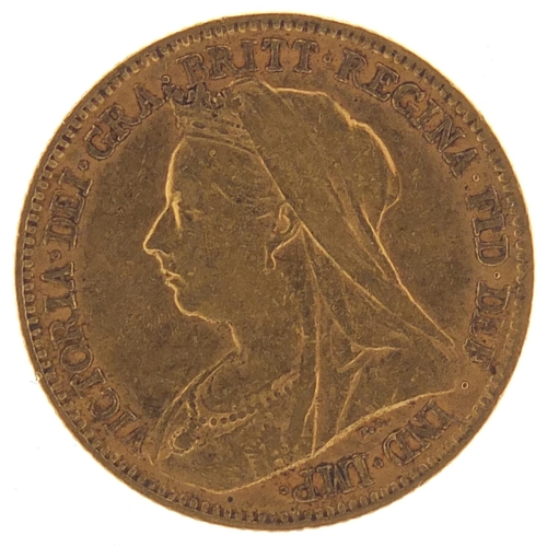 104 - Queen Victoria 1901 gold half sovereign - this lot is sold without buyer’s premium, the hammer price... 