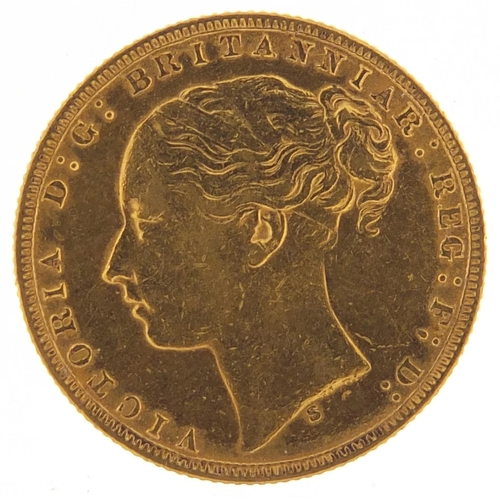 57 - Victoria Young Head 1874 gold sovereign, Sydney mint - this lot is sold without buyer’s premium, the... 