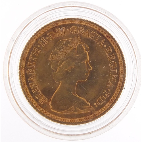 126 - Elizabeth II 1974 gold proof sovereign - this lot is sold without buyer’s premium, the hammer price ... 