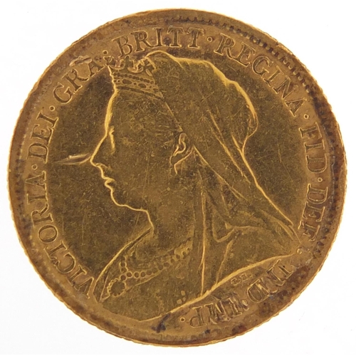 83 - Queen Victoria 1899 gold half sovereign - this lot is sold without buyer’s premium, the hammer price... 