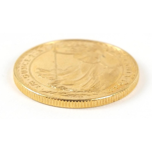 105 - Elizabeth II 1988 gold fifty pound coin - this lot is sold without buyer’s premium, the hammer price... 