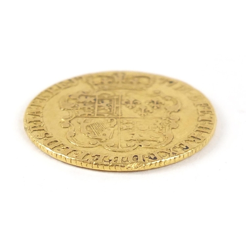 8 - George III 1777 gold guinea, 8.3g - this lot is sold without buyer’s premium, the hammer price is th... 