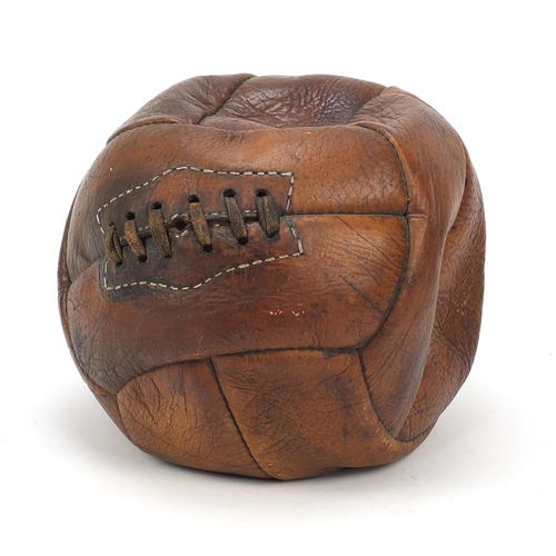 2190 - Antique style leather football