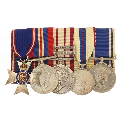 1348 - British military five medal group relating to Police Officer Inspector David Mabon who was the Queen... 