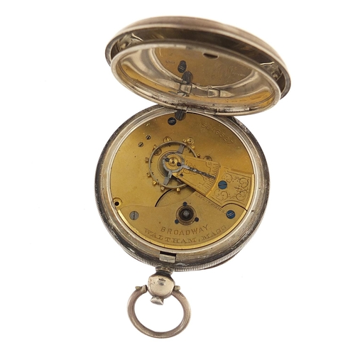 80 - Two Waltham open face pocket watches including one silver, hallmarked Birmingham 1897, 53mm and 50mm... 