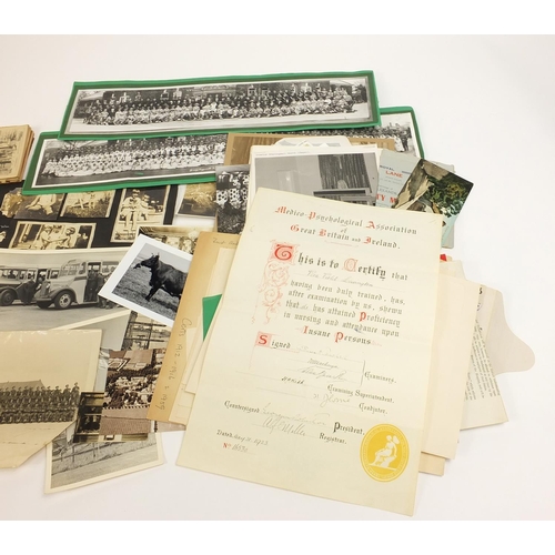 2193 - Military interest and other ephemera including some relating to Graylingwell Psychiatric Hospital in... 