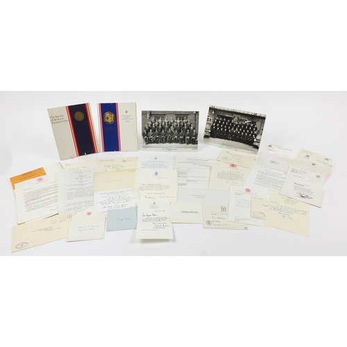 1350 - Collection of ephemera relating to Inspector David Mabon including Buckingham Palace