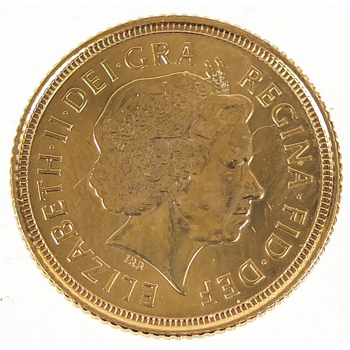 119 - Elizabeth II 2012 gold half sovereign - this lot is sold without buyer’s premium, the hammer price i... 