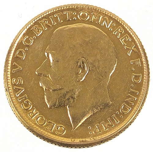 129 - George V 1917 gold sovereign, Sydney mint - this lot is sold without buyer’s premium, the hammer pri... 