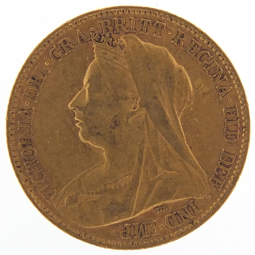 312 - Queen Victoria 1898 gold half sovereign - this lot is sold without buyer’s premium, the hammer price... 