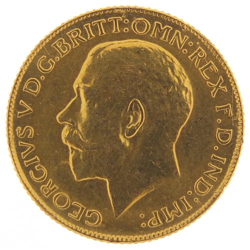 469 - George V 1920 gold sovereign - this lot is sold without buyer’s premium, the hammer price is the pri... 