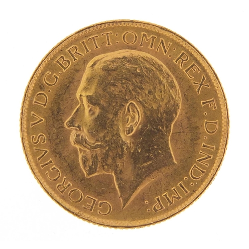 425 - George V 1928 gold sovereign, South Africa mint - this lot is sold without buyer’s premium, the hamm... 