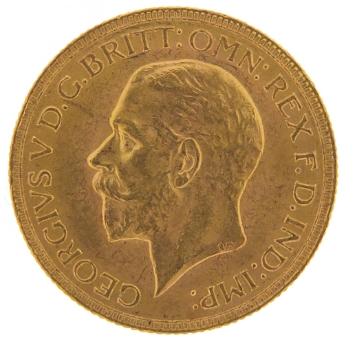 457 - George V 1930 gold sovereign, South Africa mint - this lot is sold without buyer’s premium, the hamm... 