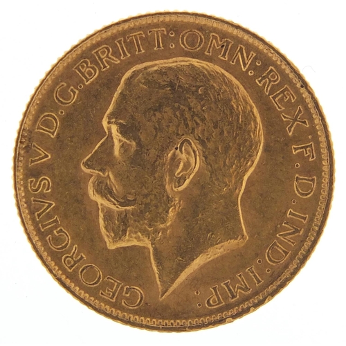 456 - George V 1912 gold sovereign - this lot is sold without buyer’s premium, the hammer price is the pri... 