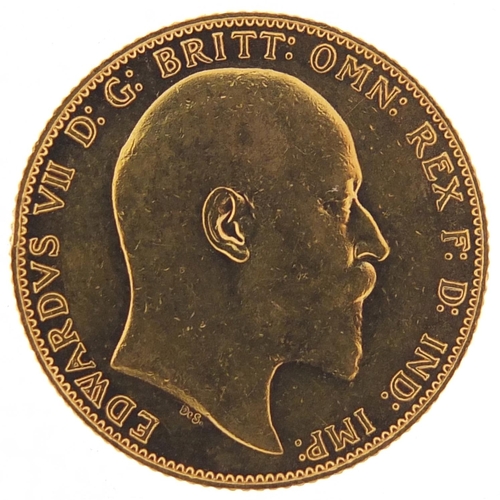 446 - Edward VII 1910 gold sovereign - this lot is sold without buyer’s premium, the hammer price is the p... 