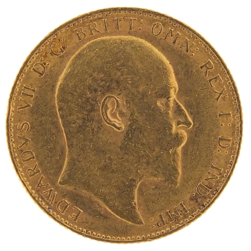 439 - Edward VII 1910 gold sovereign - this lot is sold without buyer’s premium, the hammer price is the p... 