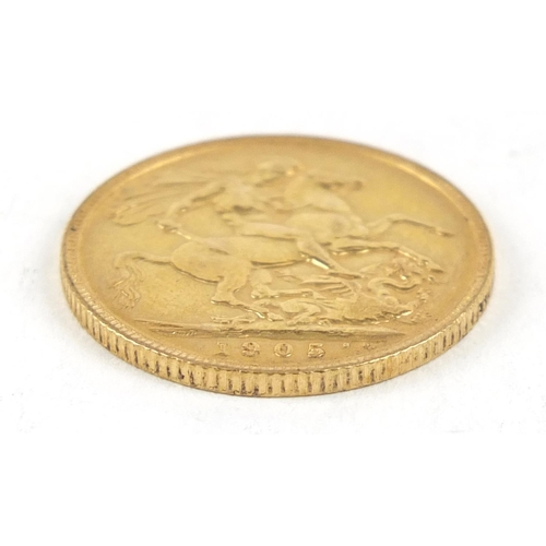 308 - Edward VII 1905 gold sovereign - this lot is sold without buyer’s premium, the hammer price is the p... 
