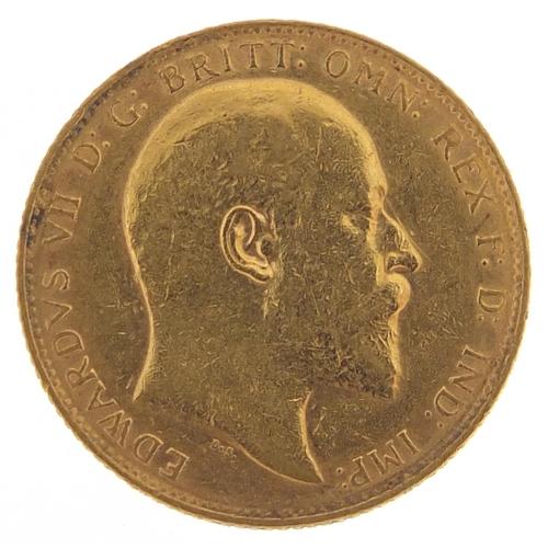 325 - Edward VII 1909 gold sovereign - this lot is sold without buyer’s premium, the hammer price is the p... 