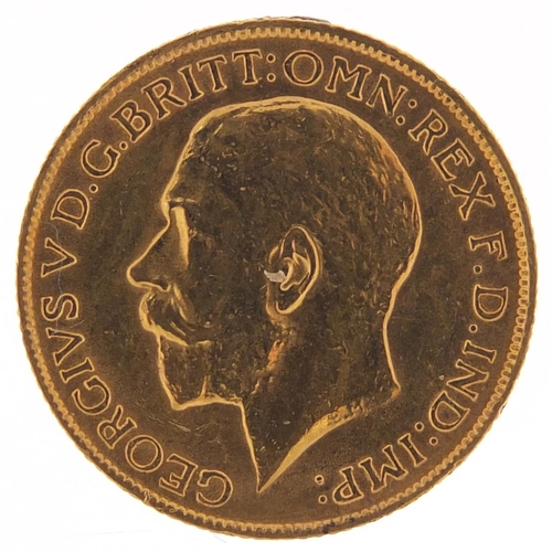 381 - George V 1911 gold sovereign - this lot is sold without buyer’s premium, the hammer price is the pri... 