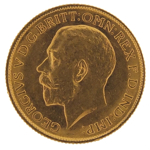 377 - George V 1911 gold sovereign, Sydney mint - this lot is sold without buyer’s premium, the hammer pri... 