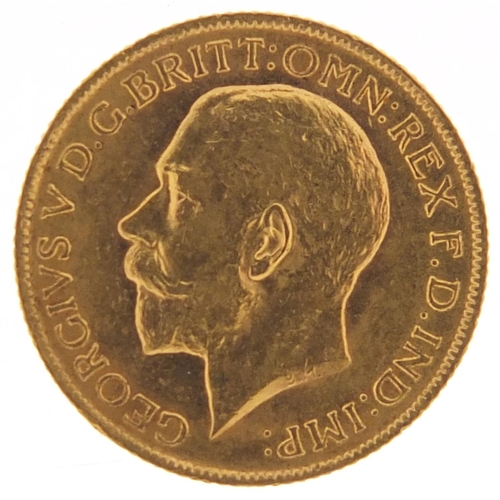 383 - George V 1911 gold sovereign - this lot is sold without buyer’s premium, the hammer price is the pri... 