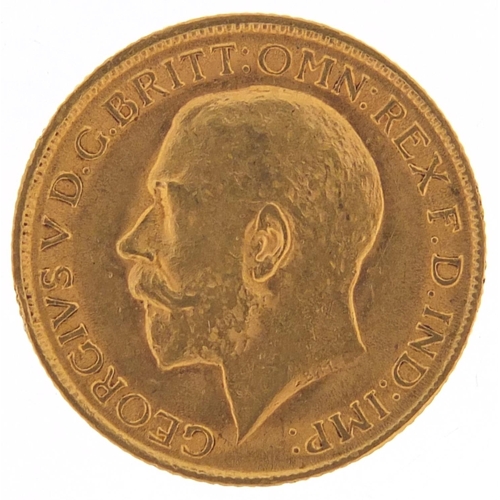 392 - George V 1911 gold sovereign - this lot is sold without buyer’s premium, the hammer price is the pri... 