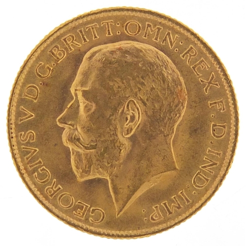 412 - George V 1912 gold sovereign - this lot is sold without buyer’s premium, the hammer price is the pri... 