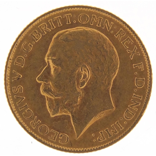 442 - George V 1912 gold sovereign - this lot is sold without buyer’s premium, the hammer price is the pri... 