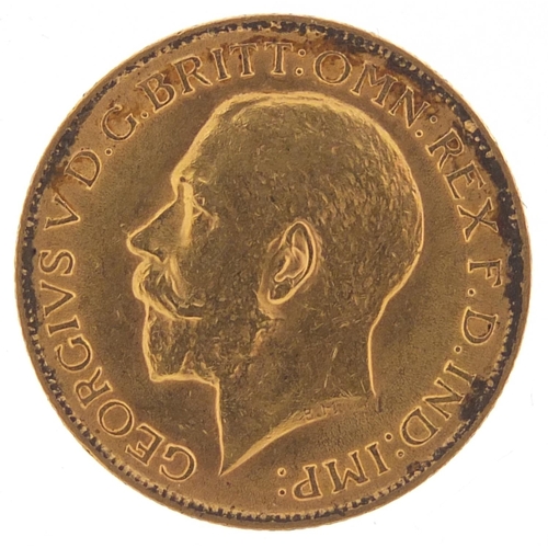 417 - George V 1913 gold sovereign - this lot is sold without buyer’s premium, the hammer price is the pri... 