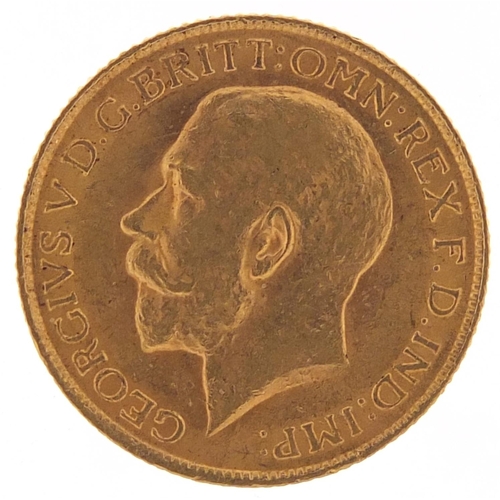 419 - George V 1913 gold sovereign - this lot is sold without buyer’s premium, the hammer price is the pri... 