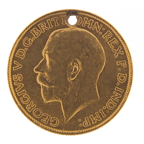 422 - George V 1913 gold sovereign - this lot is sold without buyer’s premium, the hammer price is the pri... 