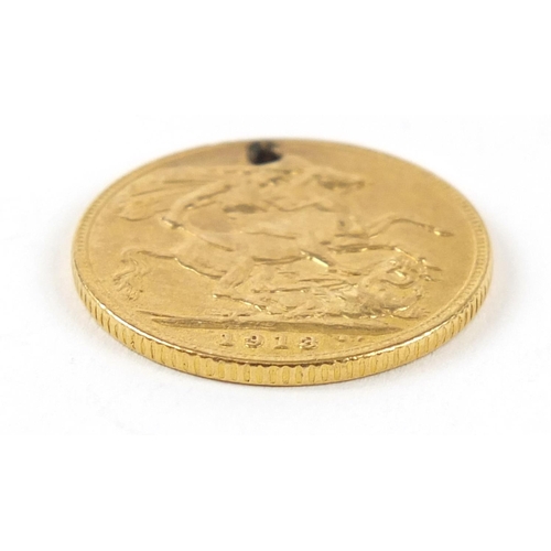 422 - George V 1913 gold sovereign - this lot is sold without buyer’s premium, the hammer price is the pri... 