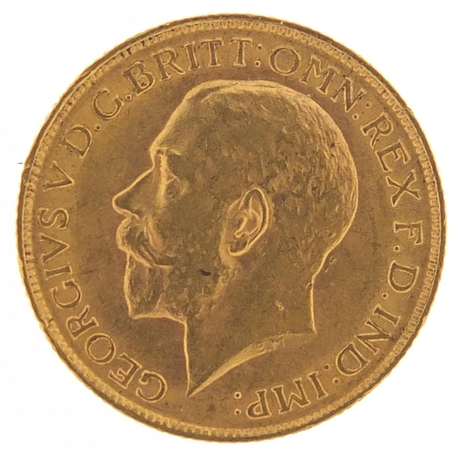 438 - George V 1913 gold sovereign - this lot is sold without buyer’s premium, the hammer price is the pri... 