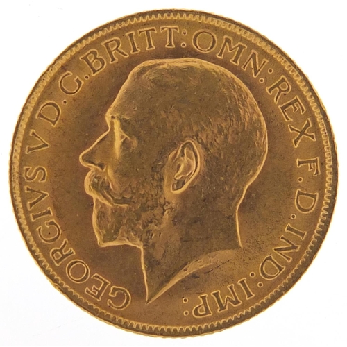 454 - George V 1913 gold sovereign - this lot is sold without buyer’s premium, the hammer price is the pri... 