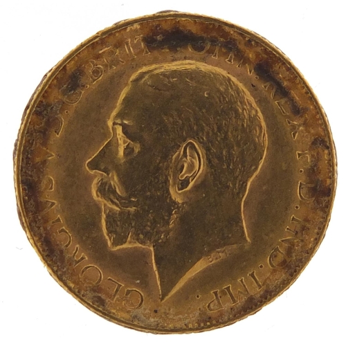 458 - George V 1928 gold sovereign, South Africa mint - this lot is sold without buyer’s premium, the hamm... 