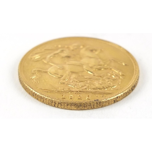 403 - George V 1928 gold sovereign, South Africa mint - this lot is sold without buyer’s premium, the hamm... 