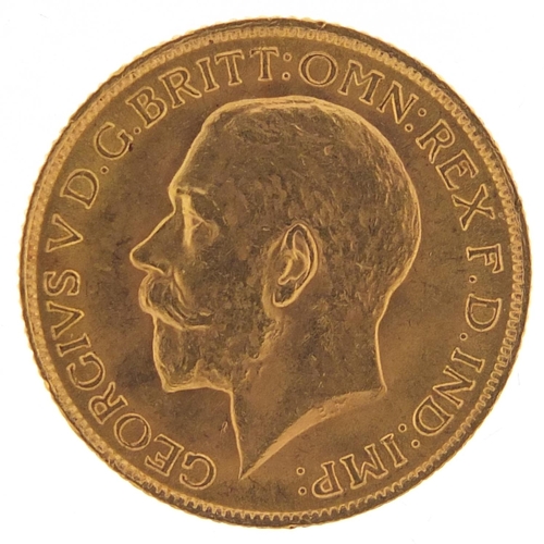 395 - George V 1913 gold sovereign - this lot is sold without buyer’s premium, the hammer price is the pri... 